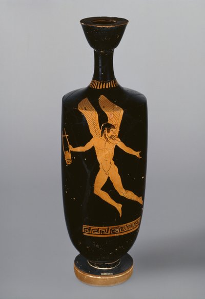 Lekythos a figure rosse attiche che mostra Eros, c.480 a.C. da Cypriot
